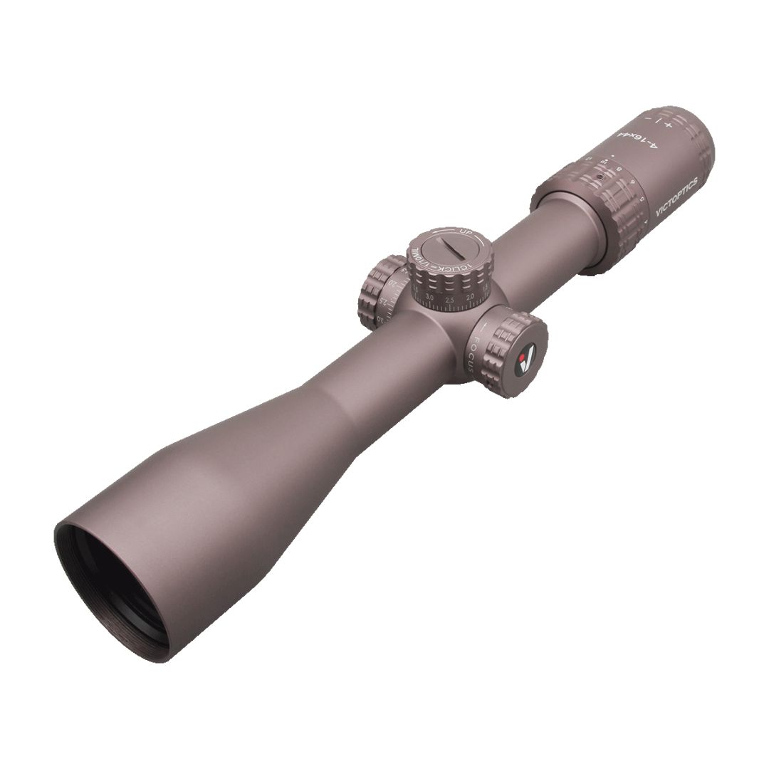 Vector Optics Victoptics S4 4-16x44 SFP MDL 1/10 MIL 30mm Rifle Scope - Coyote FDE