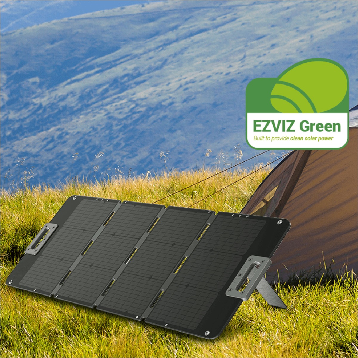 EZVIZ 100W Portable Solar Panel - Compatible to EZVIZ Power Station