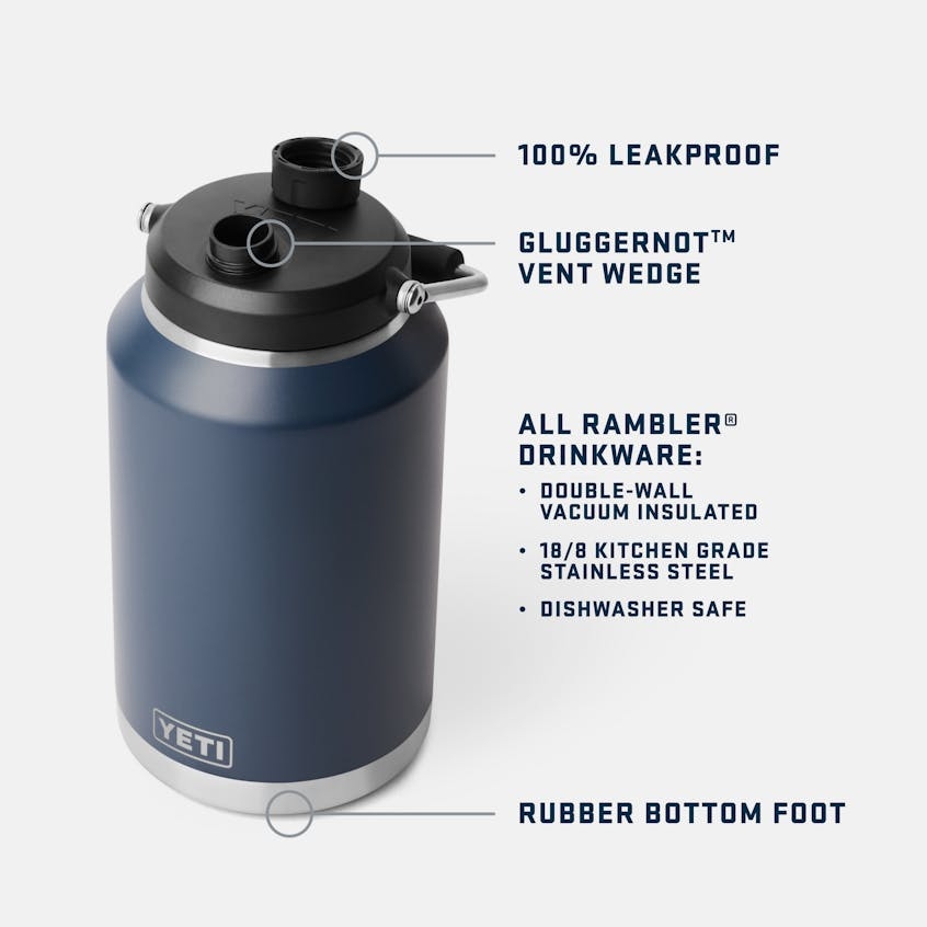 YETI Rambler 3.78L / 1 Gallon Insulated Jug - Navy