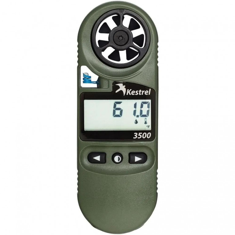 Kestrel 3500NV Weather Meter Digital Psychrometer +NV Backlight - Olive Drab