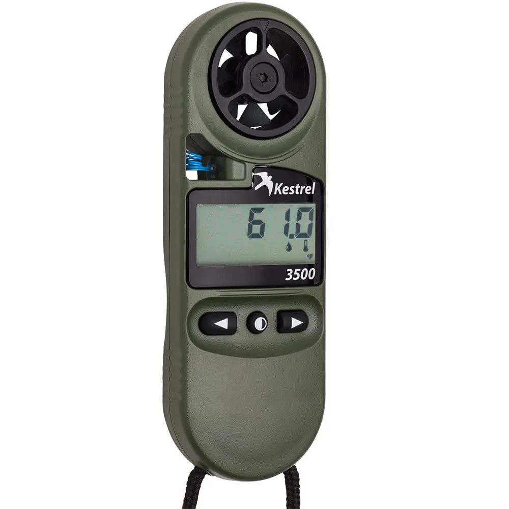 Kestrel 3500NV Weather Meter  Digital Psychrometer +NV Backlight - Olive Drab 