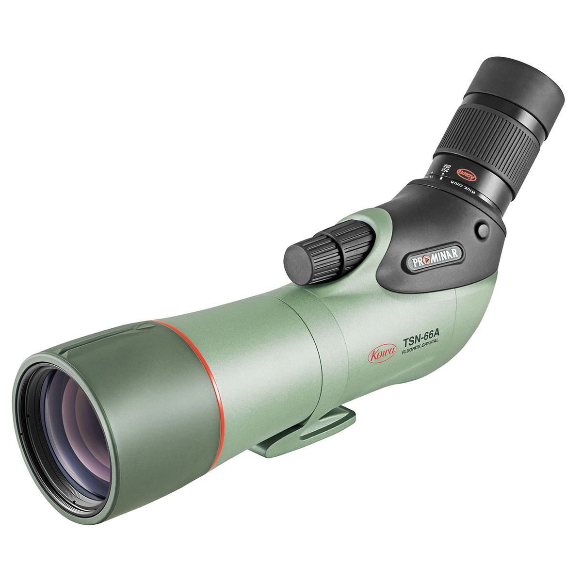 Kowa 25-60x66 TSN-66A PROMINAR Angled Spotting Scope Kit, Includes TE-11WZ II WA-Zoom Eyepiece