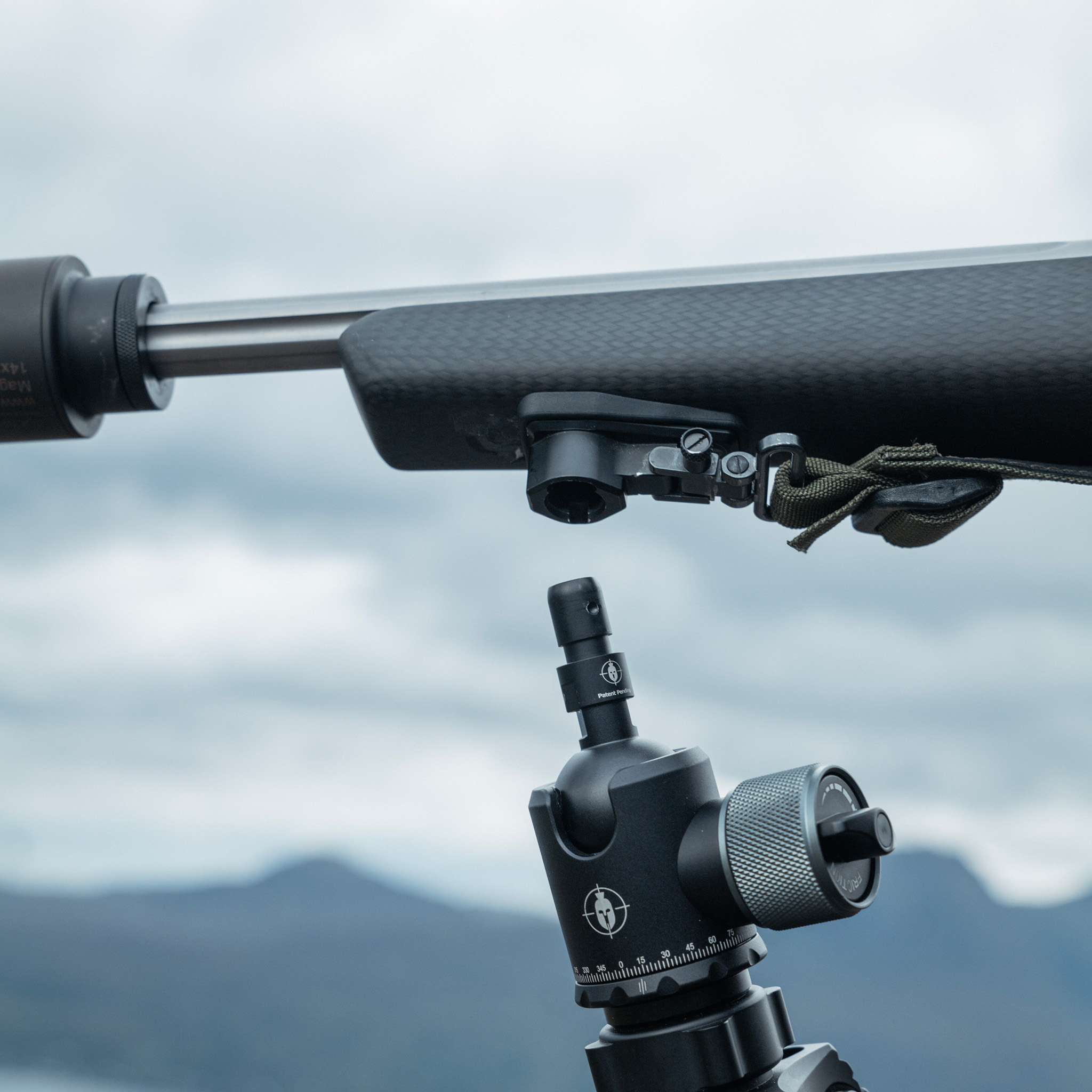 Spartan Davros Pro Gen 2 - Ball head Conversion Kit for Third Party Tripods to MagnaSwitch - 1/4” or 3/8” (Primos Triggerstick)