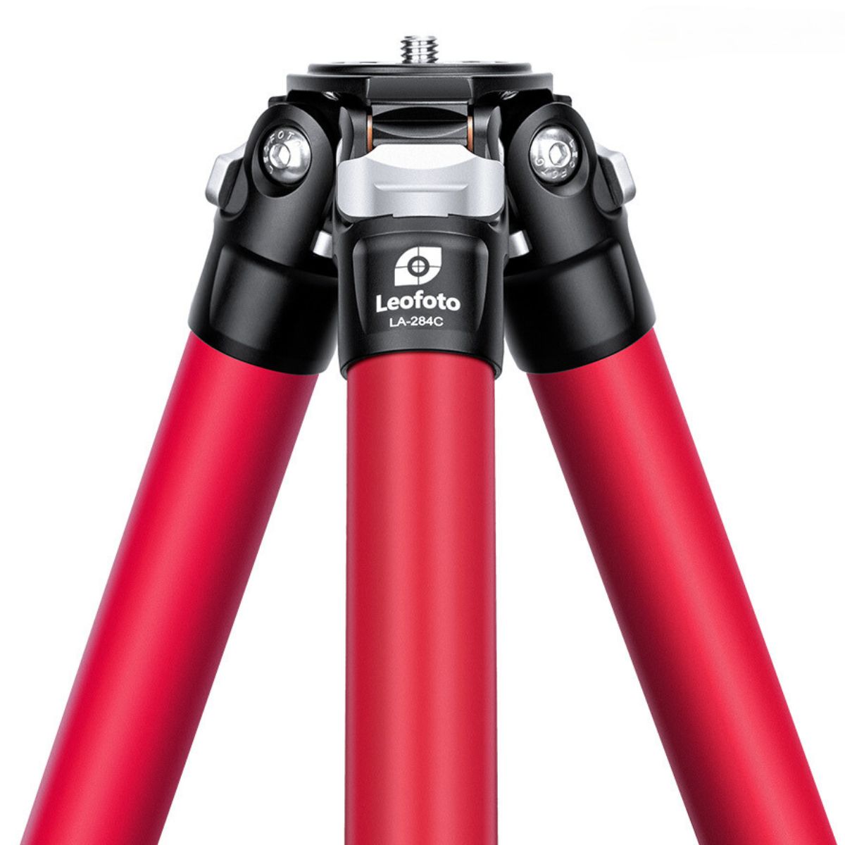 Leofoto Athena LA-284C 10 Layer Carbon Water, Sand Proof, Corrosion Resistant Titanium Feet RED Tripod with LH-30 Ball Head 