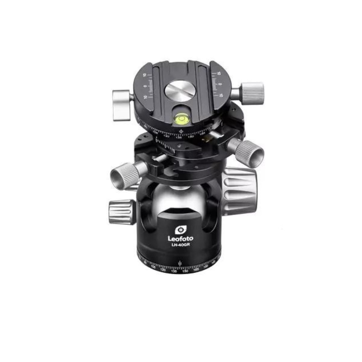 Leofoto LH-40GR Geared Head 40mm Low Profile Ball Head + Geared Panning Clamp