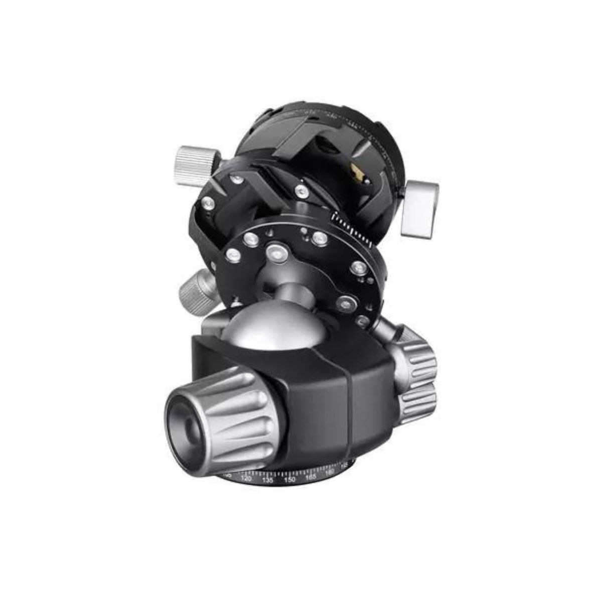 Leofoto LH-40GR Geared Head 40mm Low Profile Ball Head + Geared Panning Clamp