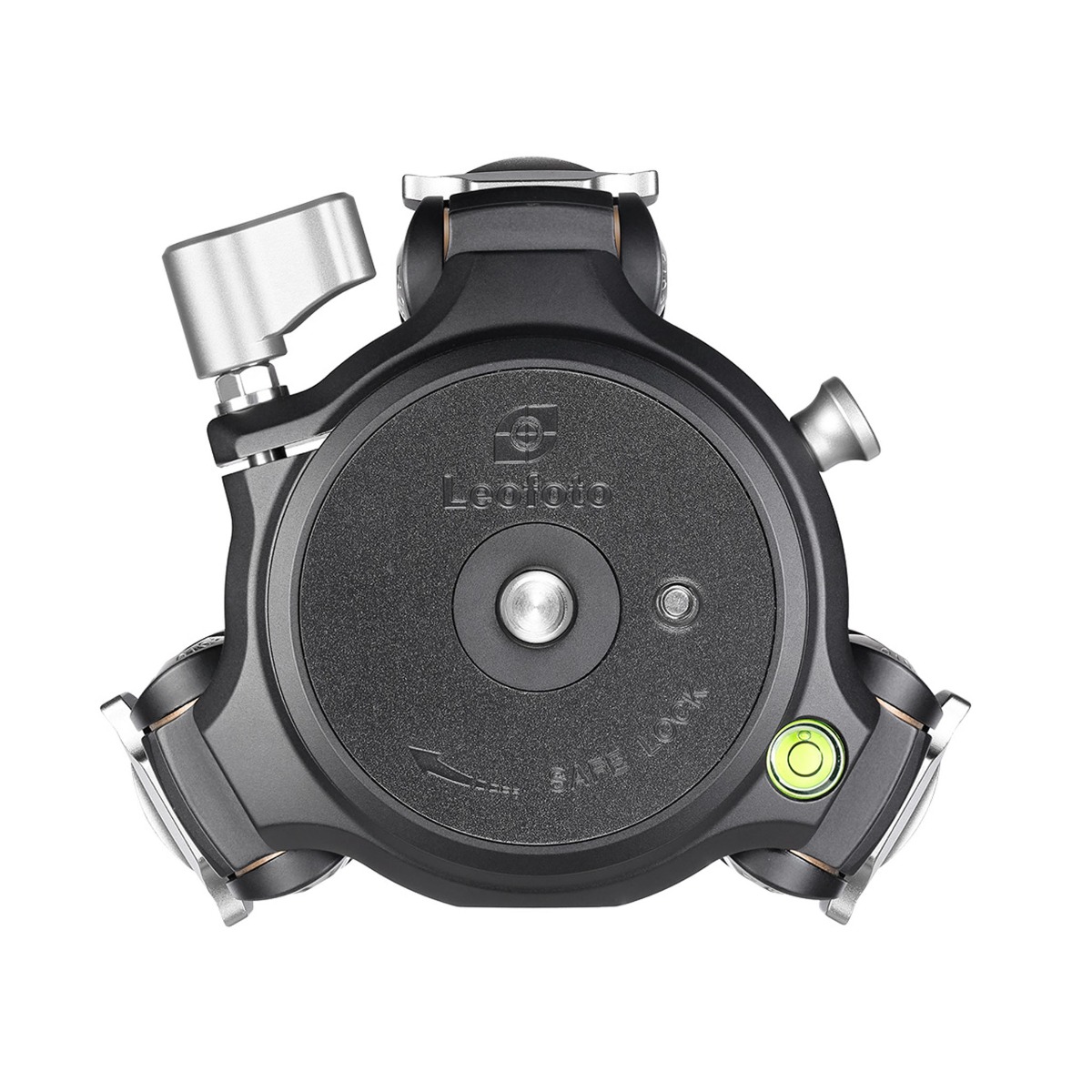 Leofoto LM Summit LM-323C 10 Layer Carbon Hollow-out Spider 75mm Bowl Tall Tripod with Safety Lock System - Max Load 25kg, Min 100mm to Max 1400mm