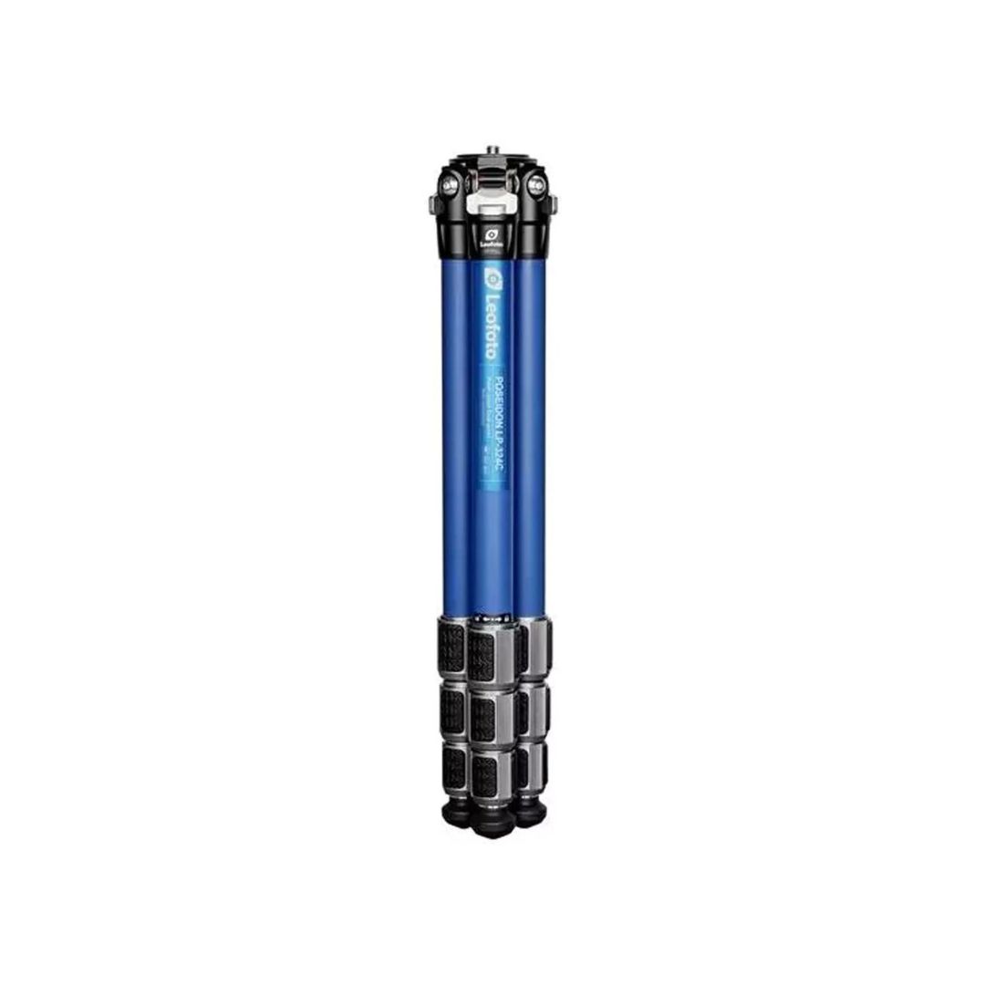 Leofoto Poseidon LP-324C 10 Layer Carbon Water, Sand and Dust Proof Corrosion Resistant Hollow Out Titanium Feet Tripod - Max Load 15kg, Min 165mm to Max 1395mm