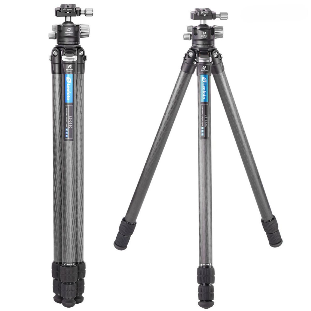 Leofoto Ranger LS-323C 10x Layer Carbon Spider Bowl Tripod with LH-40 Ballhead