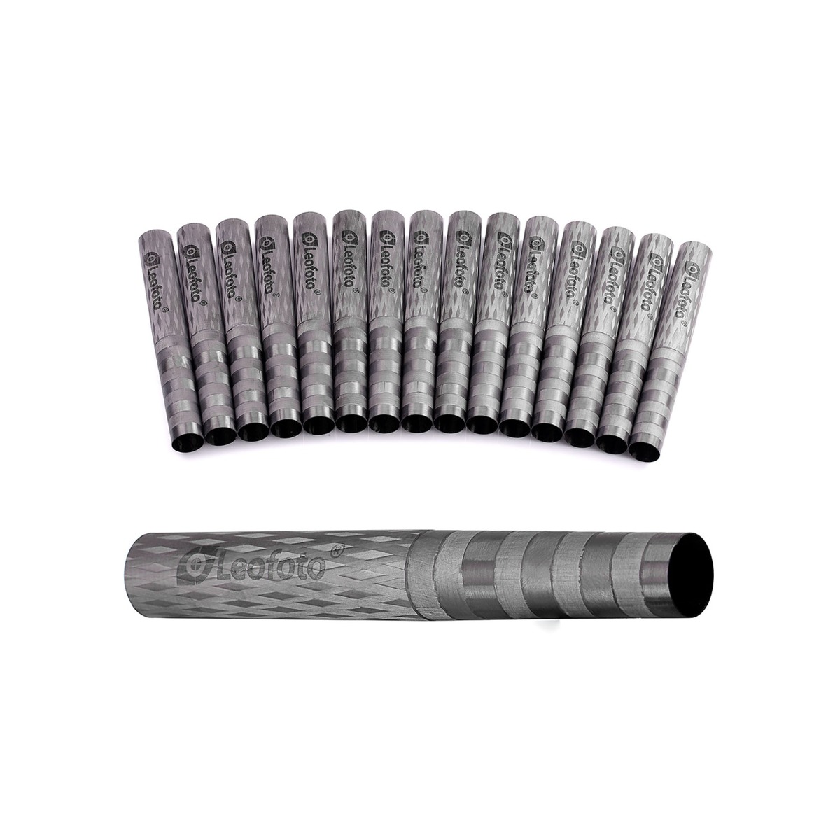 Leofoto Ranger LS-324C 10x Layer Carbon Tripod with LH-40 Ballhead & Separate Centre Column - Max Load 15kg, Min 165mm to Max 1395mm + Col