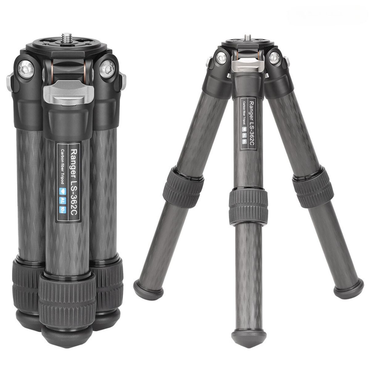 Leofoto Ranger Mini 10x Layer Carbon Compact Half Spider Bowl Tripod