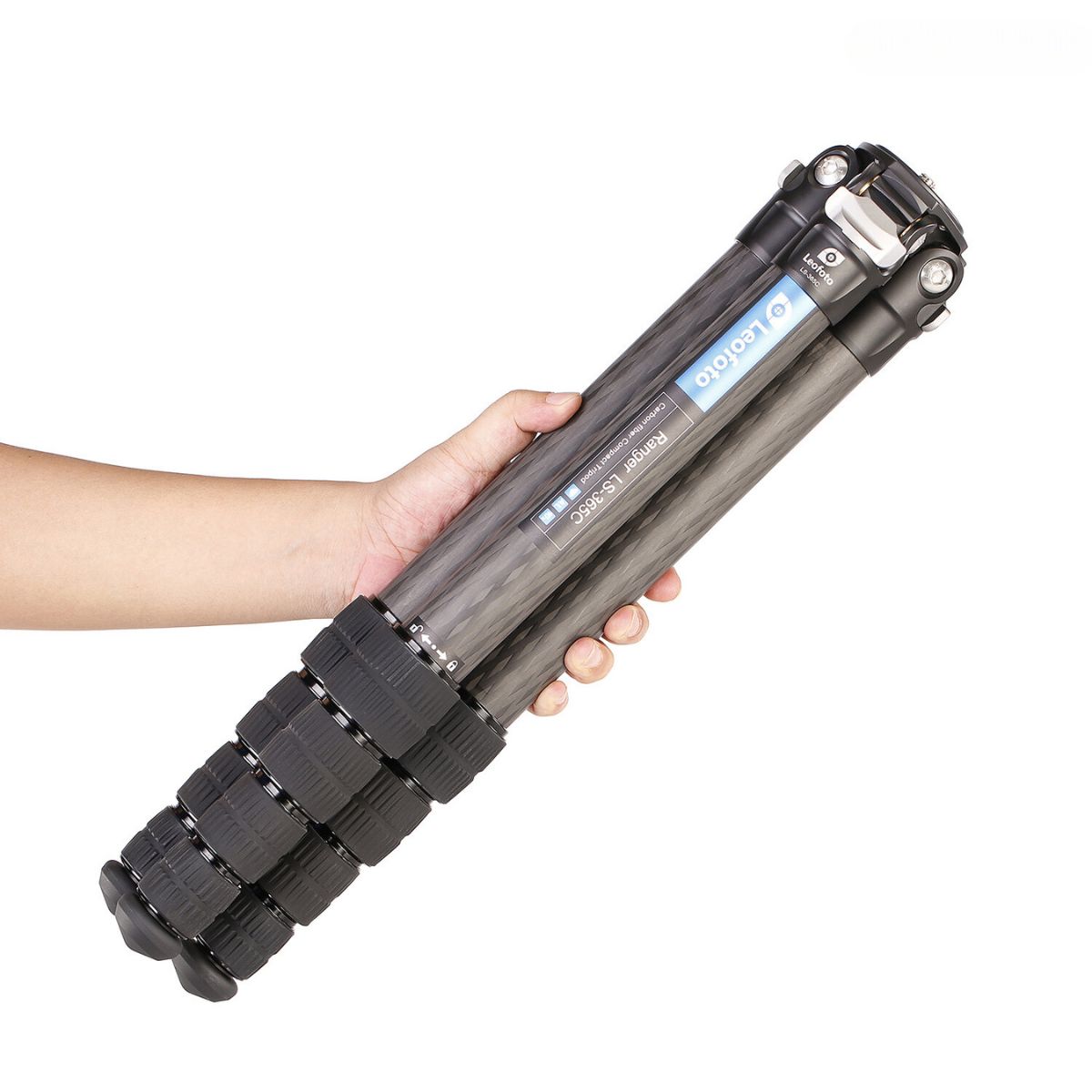 Leofoto Ranger LS-365C Lightweight 10x Layer Carbon Half Ball Levelling Tripod