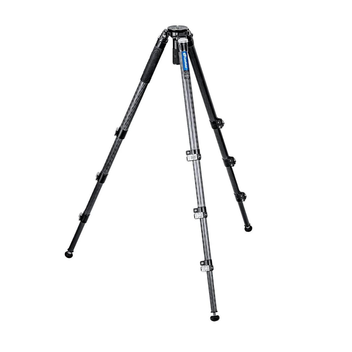 Leofoto LV-324C Manba LV Video Head System Flip Lock Carbon Fibre Tripod - Max Load 15kg, Min 100mm, Max 1560mm