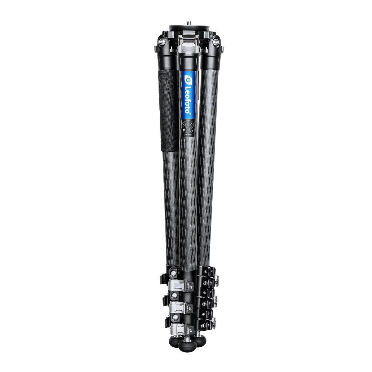 Leofoto LV-324C Manba LV Video Head System Flip Lock Carbon Fibre Tripod and BV-10 Video Head 6kg