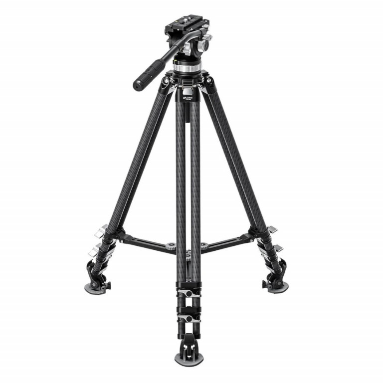 Leofoto KINGKONG LVC-253C&BV-15 Carbon Fibre Twin Leg Tripod - Max Load 20kg