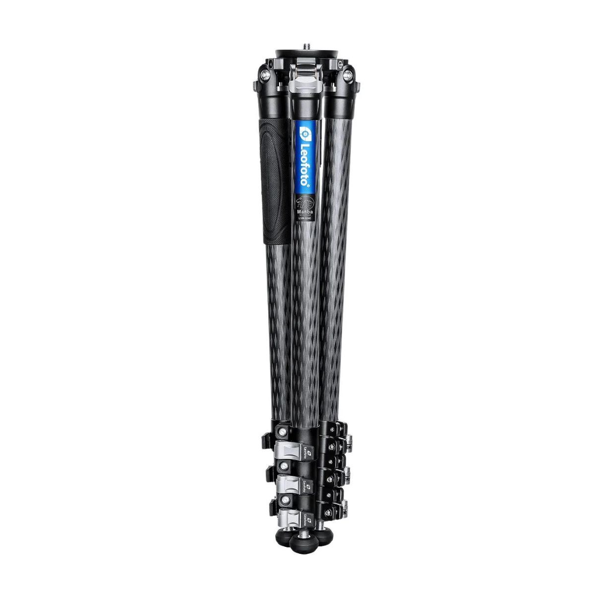 Leofoto Manba LVM Video Head System LVM-324C Flip Lock Carbon Fibre Tripod - Max Load 25kg