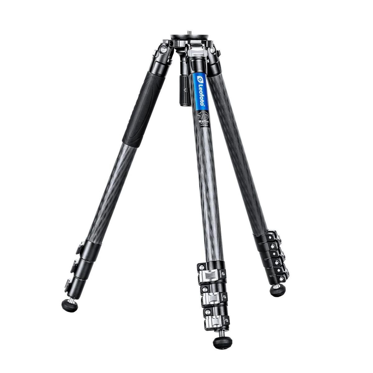 Leofoto Manba LVM Video Head System LVM-324C Flip Lock Carbon Fibre Tripod - Max Load 25kg