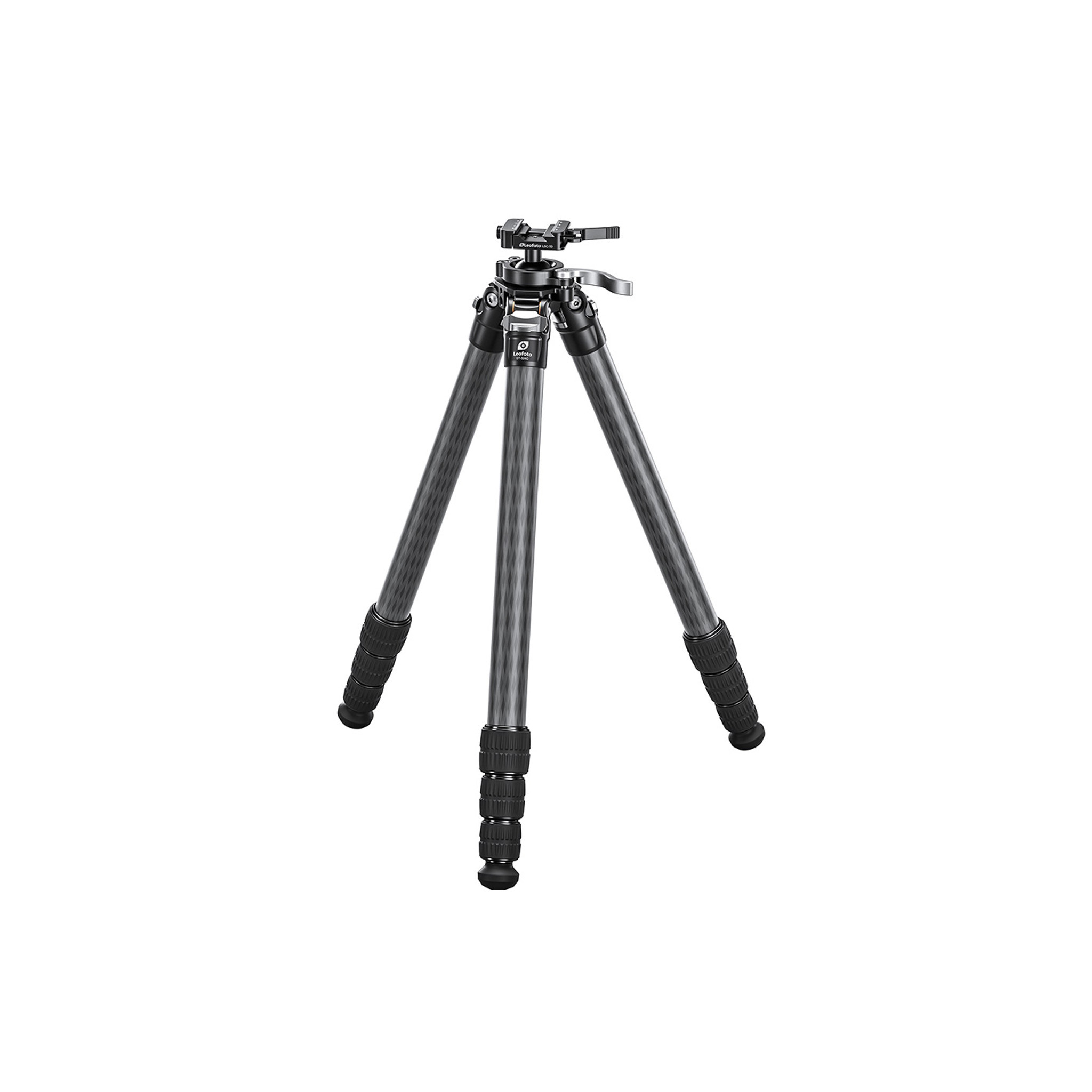 Leofoto ST Series ST-364C 10 Layer Carbon Weapon  / Heavy Camera Support ARCA/Picatinny Tripod - Max load ; 20kg, Min 120mm to Max 1640mm