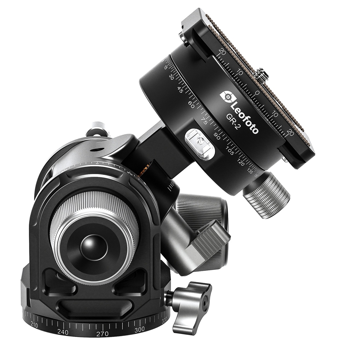 Tête De Trépied Vidéo Leofoto G4-LR (3 Axes) Avec Rotule Rapide LR-60, 20kg, Alu