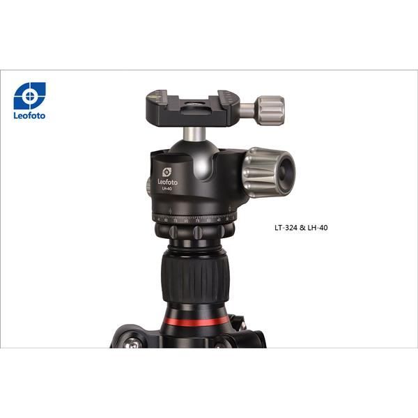 Leofoto LH-40 Ballhead Tripod Head with QP-70 Plate
