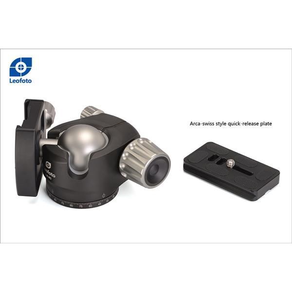 Leofoto LH-40 Ballhead Tripod Head with QP-70 Plate