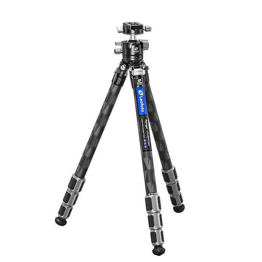 Leofoto LS-324C PRO Ranger Series Carbon Fiber Tripod with LH-40LR Ball Head