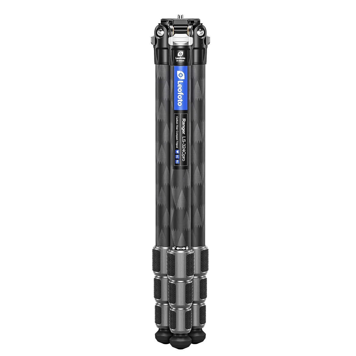 Leofoto LS-324C PRO Ranger Series Carbon Fiber Tripod with LH-40LR Ball Head