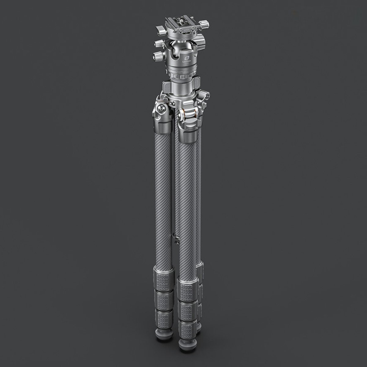 Leofoto Wings of God SILVER LG284C 10 Layer Carbon Water, Sand and Dust proof Corrosion Resistant Titanium Feet Spider Tripod with LH-36R Low Profile Ball Head