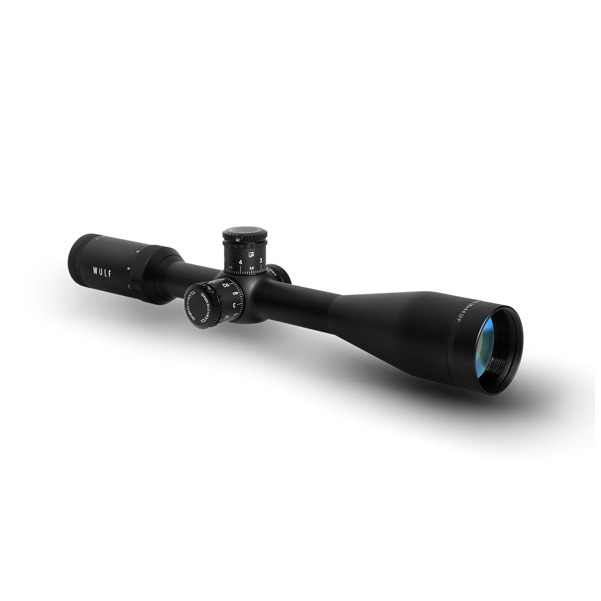 WULF Lightning 4.5-18x44 SFP Non Illuminated Half Mildot Side Focus (1 inch) Tactical 0.1 MRAD Rifle Scope w/ 9-11mm Rings