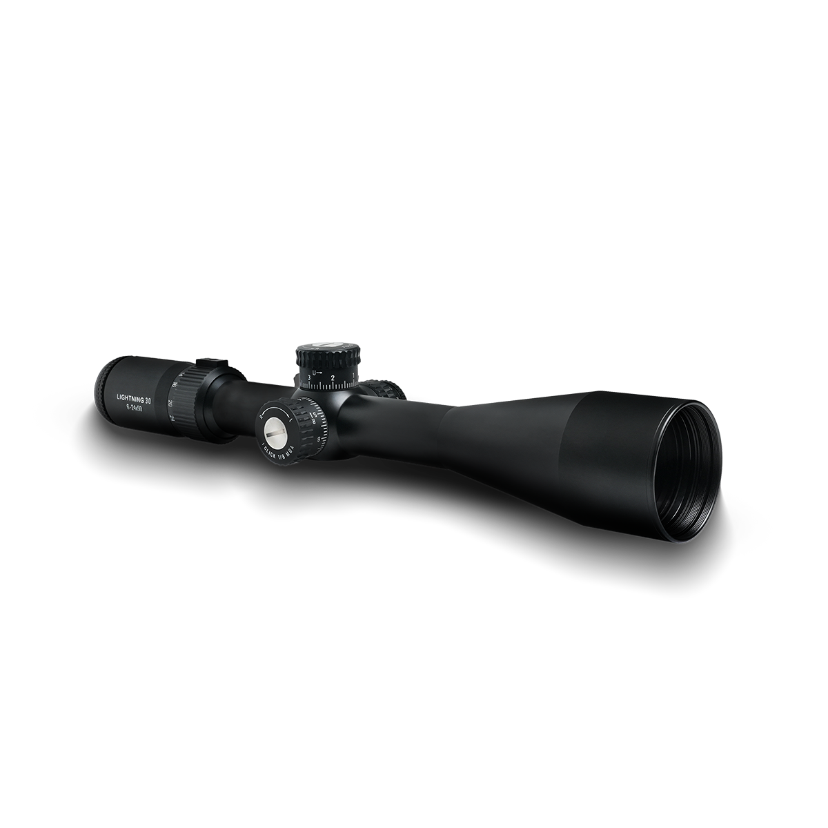 WIN A: WULF Lightning 30 6-24x50 SFP Illuminated 1/8MOA Side Focus 30mm Rifle Scope + 9-11mm and Picatinny rings