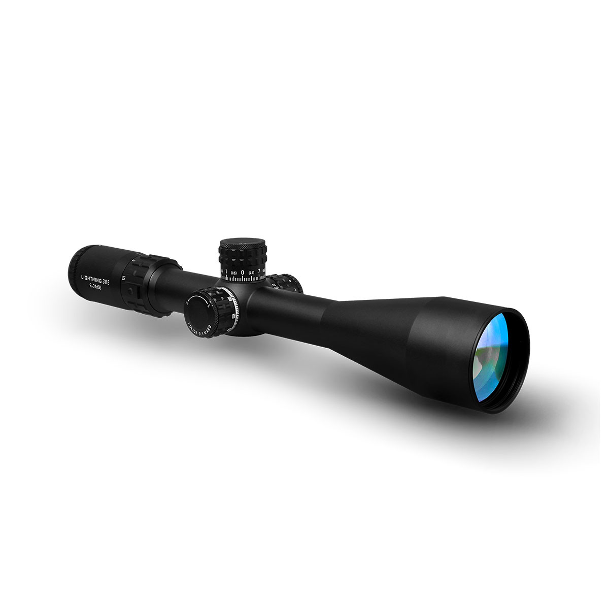 WIN A: WULF Optics Lightning 30E 6-24x50 SFP IR W-MIL2 0.1MRAD 30mm Rifle Scope