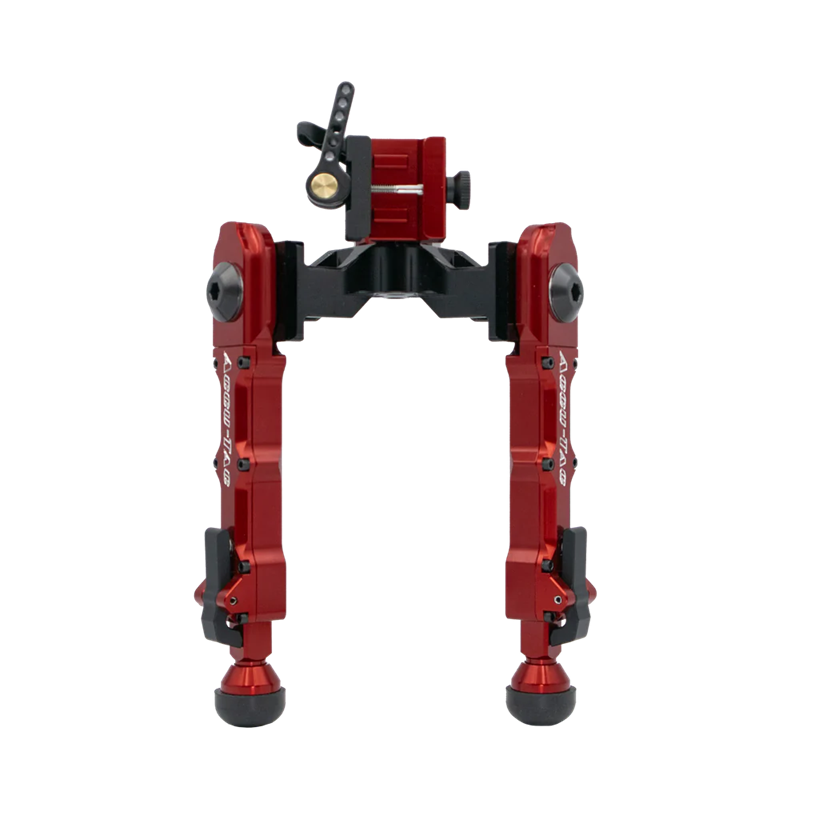 Accu-Tac Limited Edition WB-4 Picatinny Aluminium Bipod - Redline