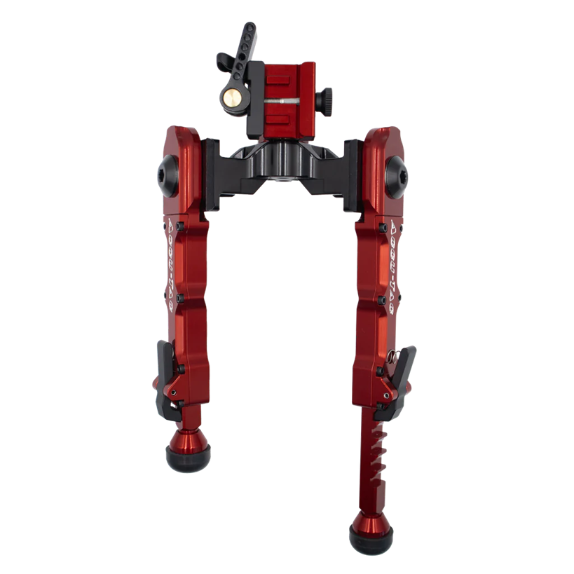 Accu-Tac Limited Edition WB-4 Picatinny Aluminium Bipod - Redline