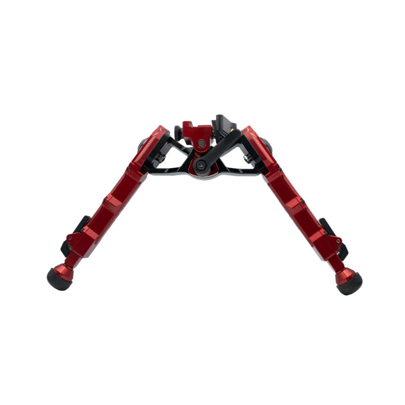 Accu-Tac Limited Edition WB-4 Picatinny Aluminium Bipod - Redline