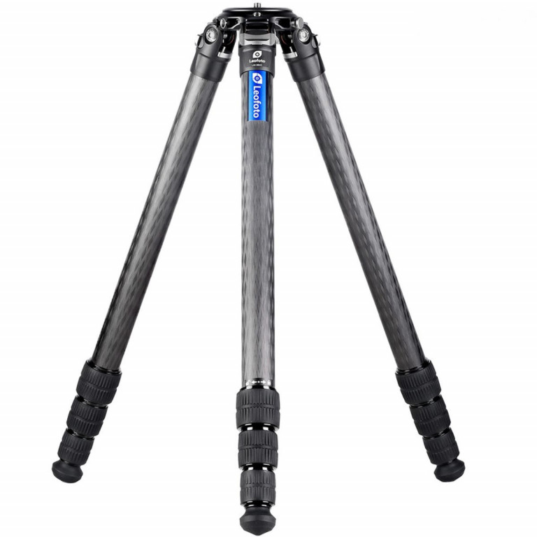 Leofoto LM Summit LM-404CL 10 Layer Carbon Hollow-out Spider 100mm Bowl Tall Tripod with Safety Lock System
