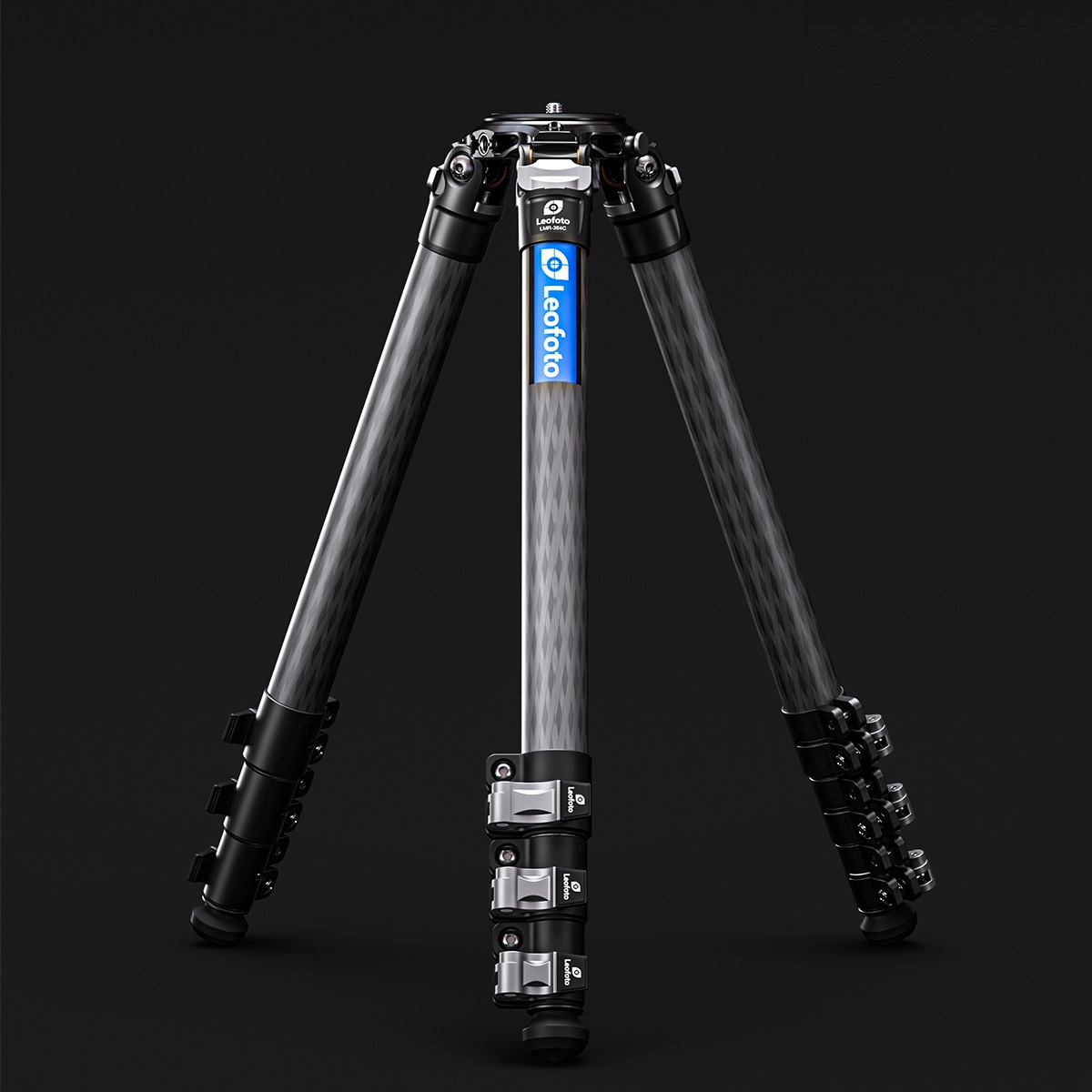 Leofoto LMR-364C 4-Section Carbon Fibre Tripod for Heavy Cameras and Lenses - 1640mm, 30kg
