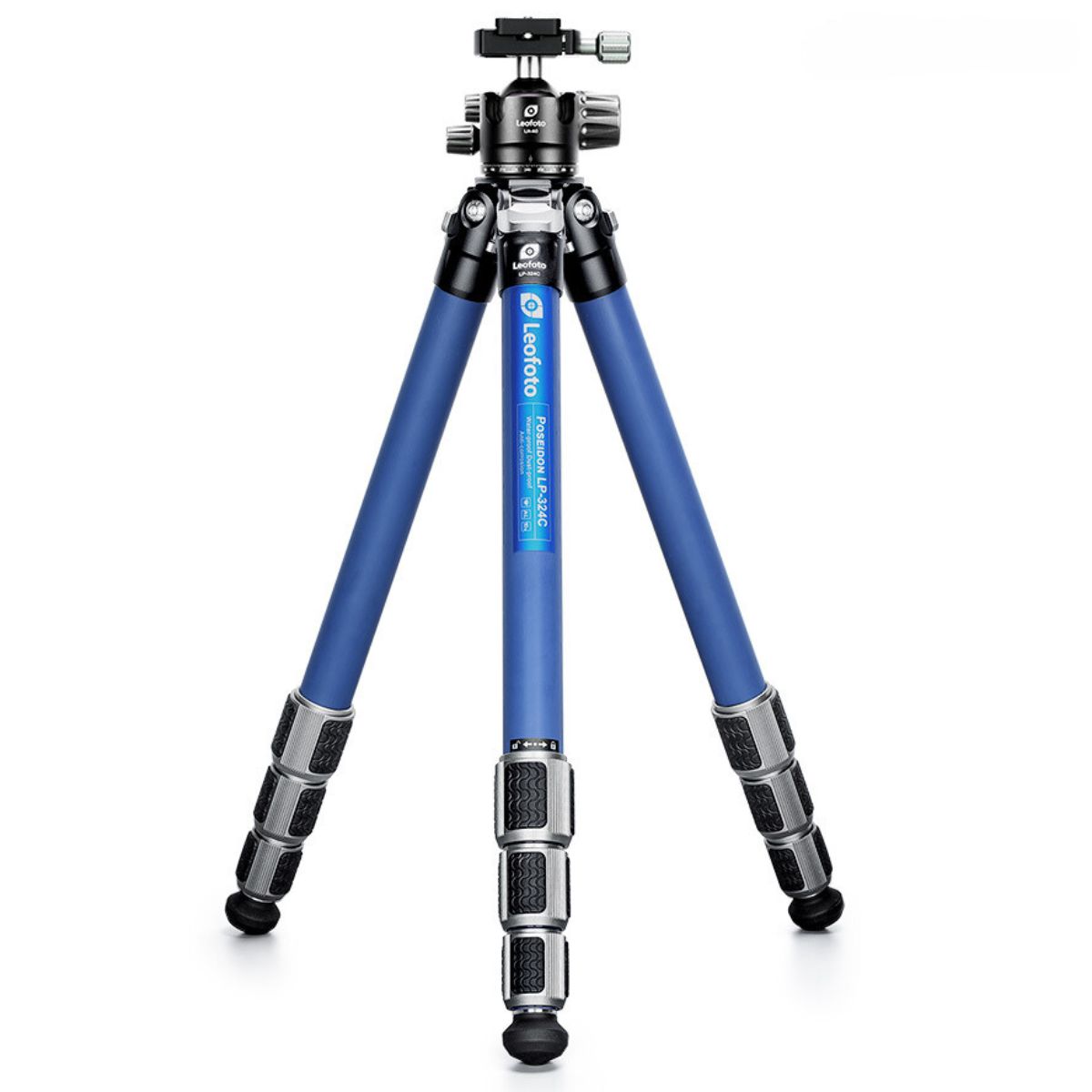Leofoto Poseidon LP-324C 10 Layer Carbon Water, Sand and Dust proof Corrosion Resistant Titanium Feet Tripod with LH-40 Ball Head