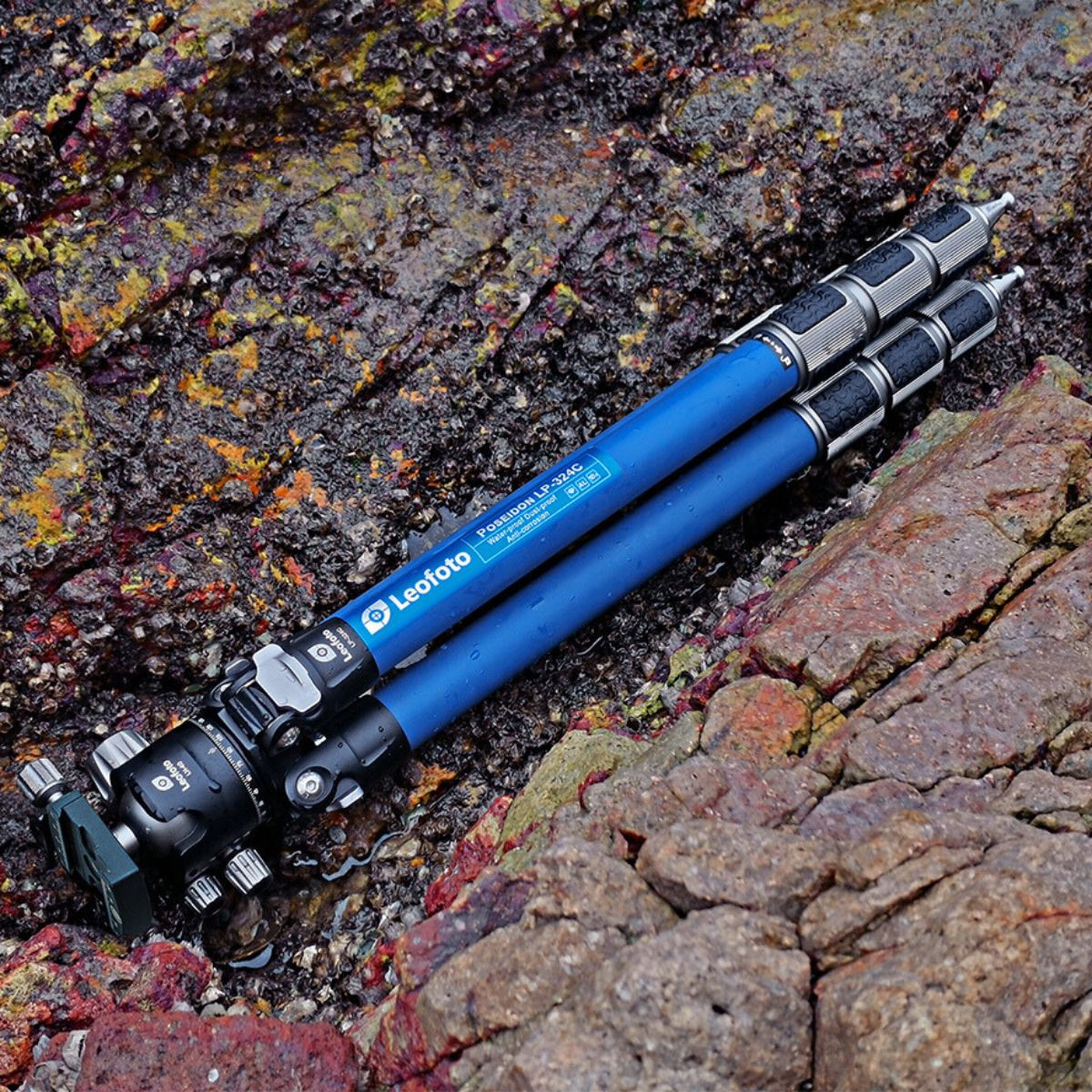 Leofoto Poseidon LP-324C 10 Layer Carbon Water, Sand and Dust proof Corrosion Resistant Titanium Feet Tripod with LH-40 Ball Head