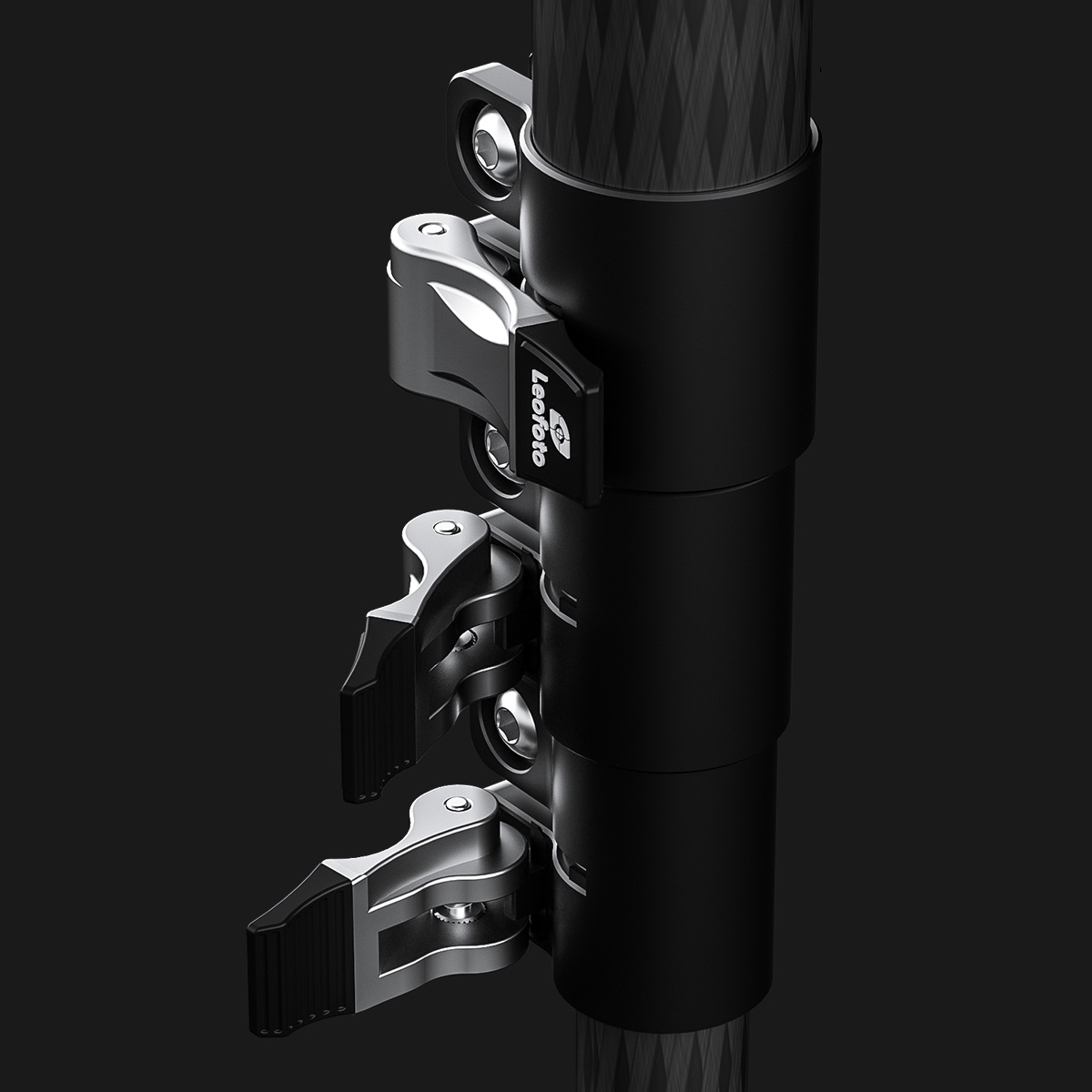 Leofoto LSR-284C 4-Section Carbon Fibre Tripod + LH-30 Screw-Knob Ball Head - 1380mm, 10kg