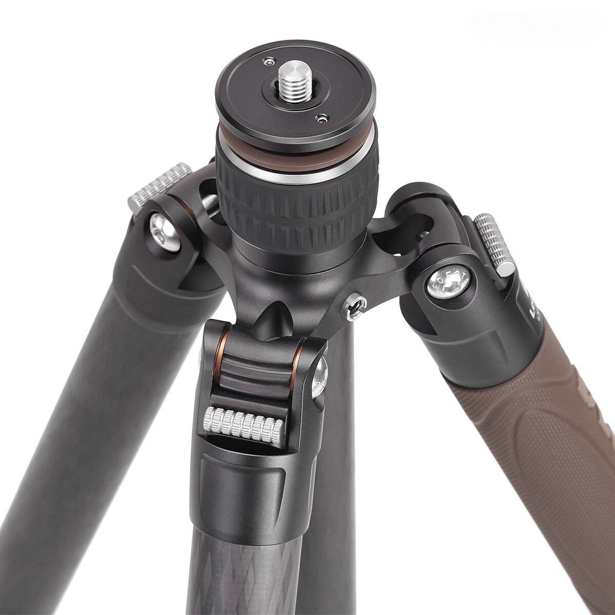 Leofoto Urban LX-324CT 10 Layer Carbon Hollow-out Spider 180 Degree Folding Silicone Handle Tripod with XB-38 Ball Head