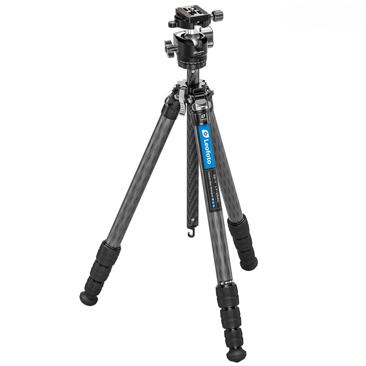 Leofoto MR.Y LY-254C 10 Layer Carbon Y Shaped Centre Tripod with LH-30 Low Profile Ball Head
