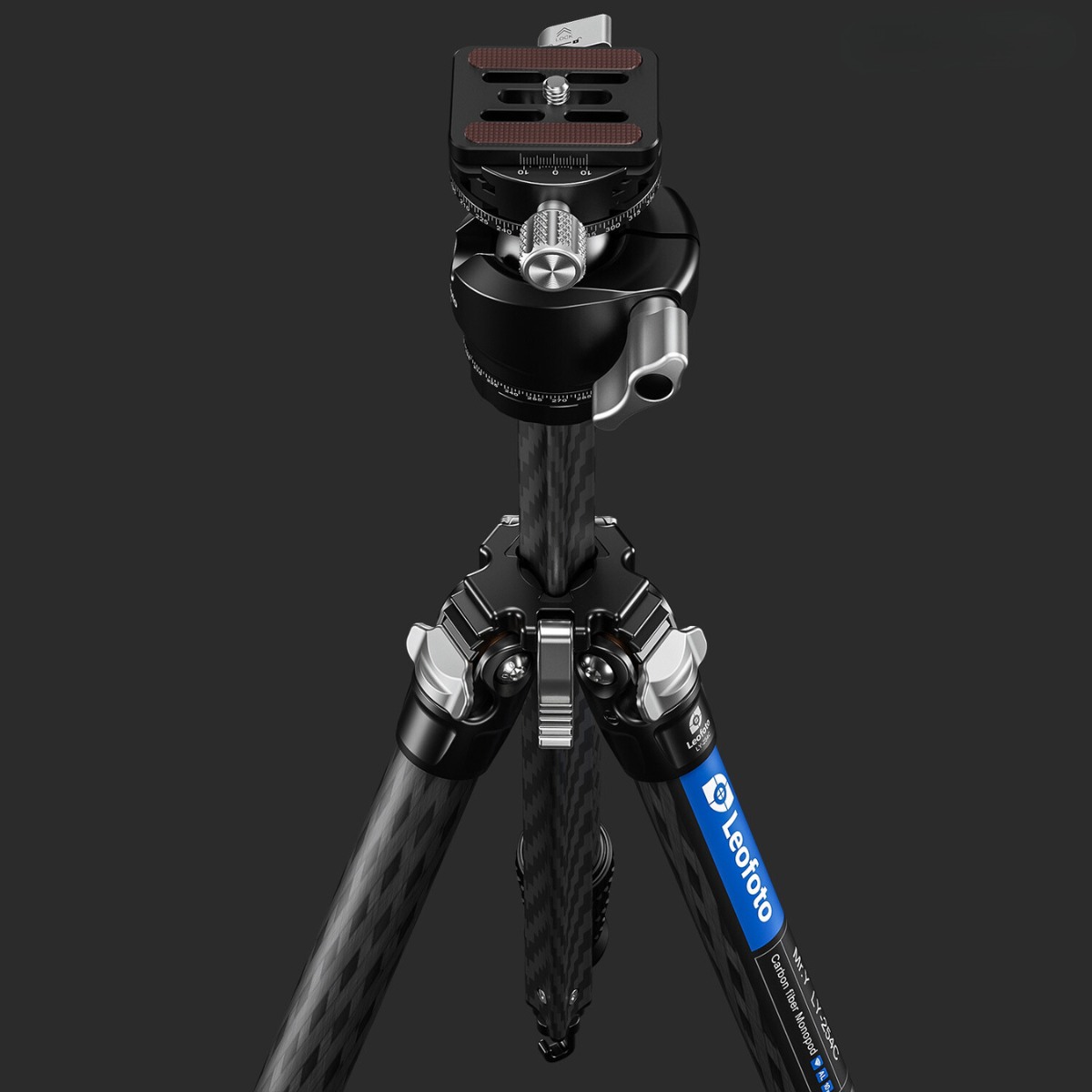 Leofoto MR.Y LY-254C 10 Layer Carbon Y Shaped Centre Tripod with LH-30 Low Profile Ball Head