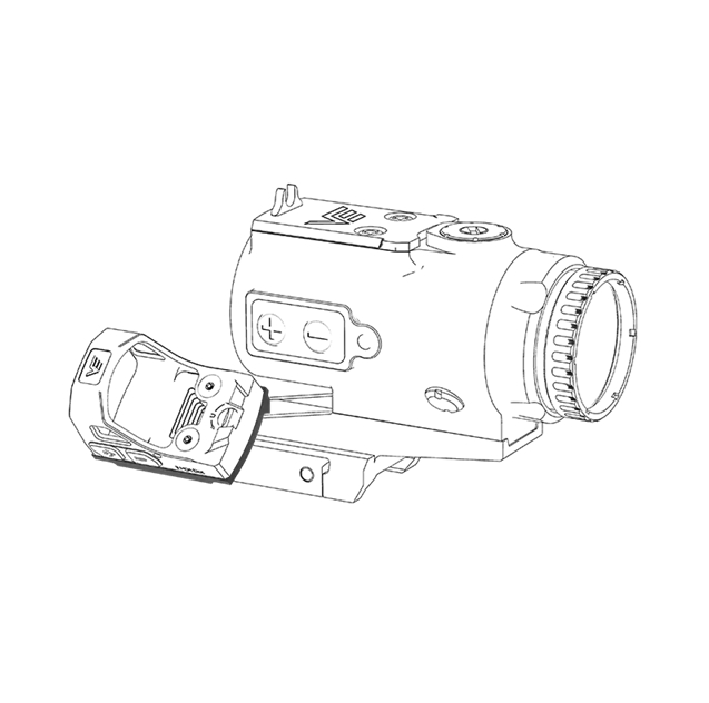 Vector Optics Red Dot Sight Offset Mount MAG for SCPSM-01