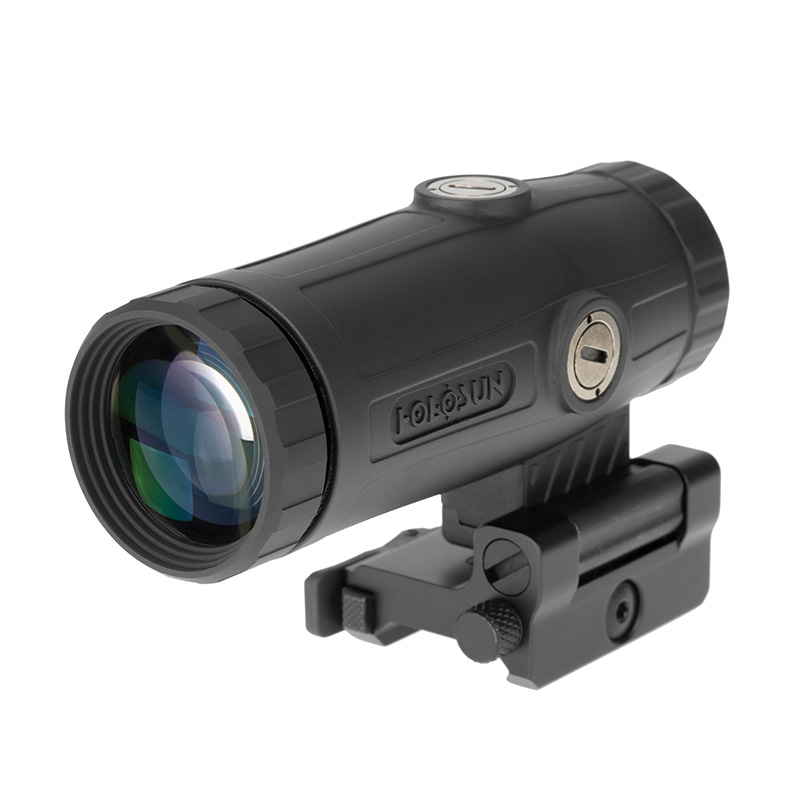 Holosun HS510C Quick Detach Red Dot Sight w/ Picatinny Mount - Includes HM3X 3x Magnifier