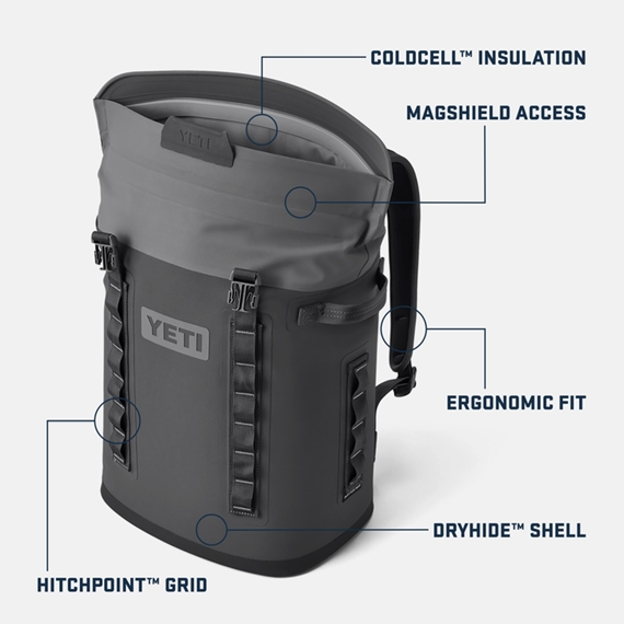 YETI Hopper M20 Soft Cooler Backpack - Black
