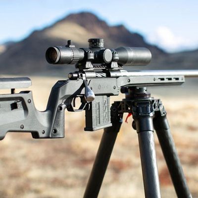 MDT XRS Chassis System - Tikka T3 / T3x - Short Calibers - RH - Cerakote Black