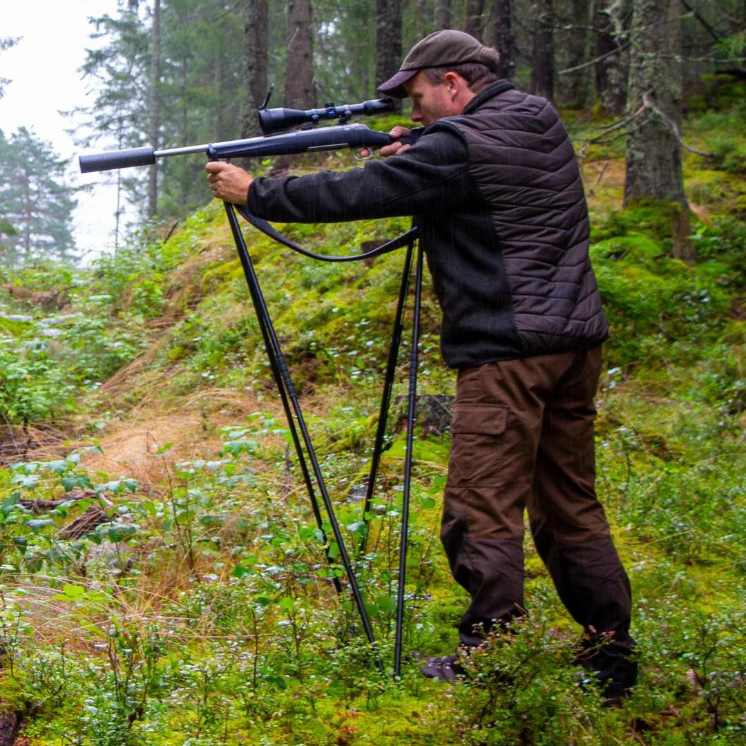 Mjoelner Fenris II, 4legs shooting stick Black alu