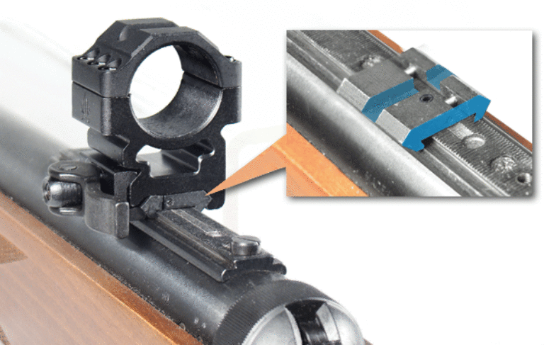 UTG .22/Airgun to Picatinny/Weaver Low Profile Snap-in Adapter