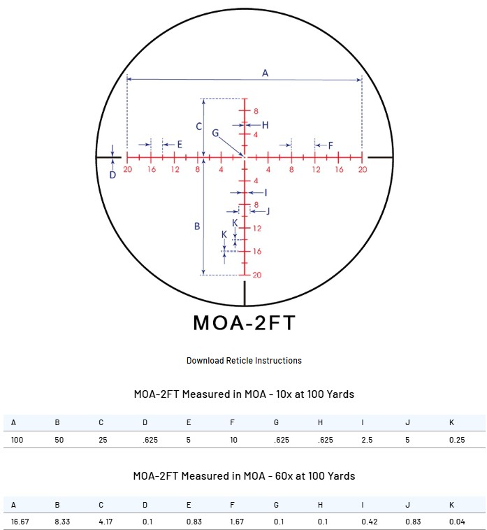 Sightron S6 10-60x56 ED SFP IR MOA-2FT 1/0MOA 34mm Rifle Scope