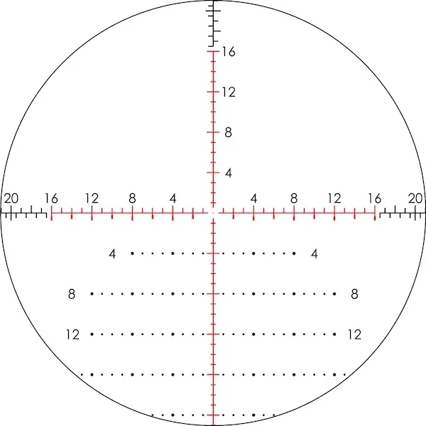Vortex Razor HD Gen III 4-24x44 FFP IR EBR-7D 1/4 MOA 34mm Rifle Scope